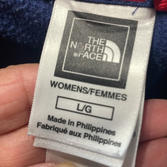 The North Face Blue Fleece Jacket - Picture 6 of 6